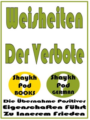 cover image of Weisheiten Der Verbote